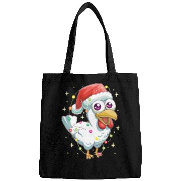 Discover Christmas Lights Chicken Santa Xmas Deer Magic Bags
