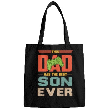 Discover This Dad Has The Best Son Ever Fathers Day Bags