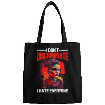 Discover I Don't Discriminate I Hate Everyone 20 Bags