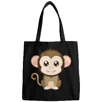 Discover Cute, Joyful Monkey - Kawaii Style Bags