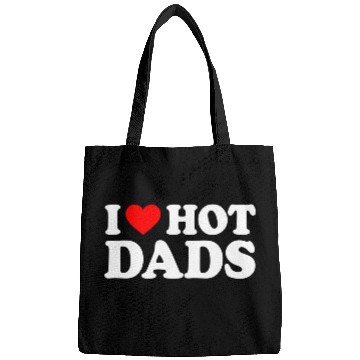 Discover I Love Hot Dads Bags