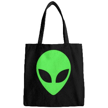 Discover Green Alien Head 90S Style Bags