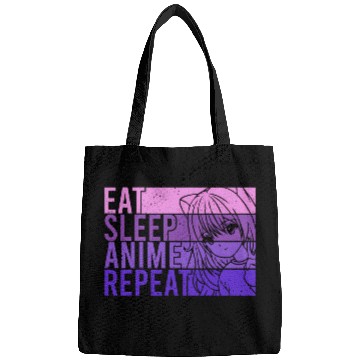 Discover Anime Bags Eat Sleep Anime Repeat Anime