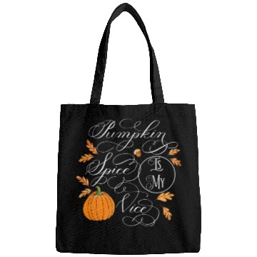 Discover Pumpkin Spice is My Vice Fall Autumn Leaves Bags