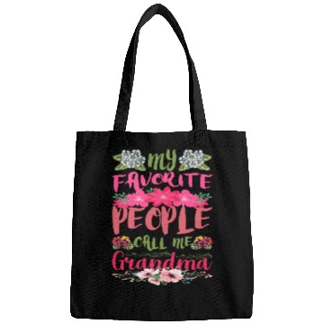 Discover My Favorite People Call Me Grandma Bags