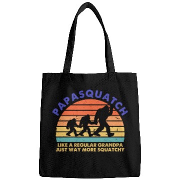 Discover Papasquatch Like A Regular Grandpa Bigfoot Bags