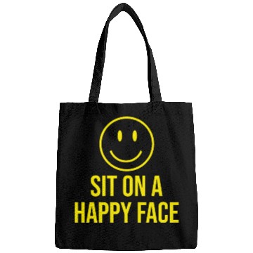 Discover Sit On A Happy Face Bags