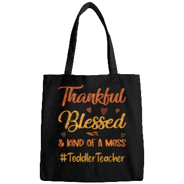 Discover Toddler Teacher Thankful Blessed Thanksgiving Bags