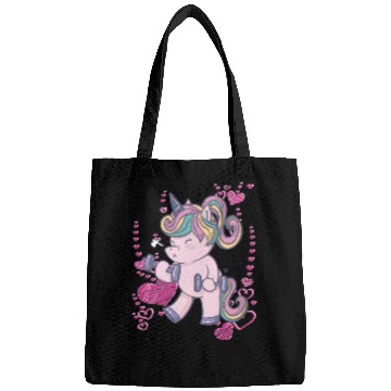 Discover Unicorn trains in the gym and loves bodybuilding Bags