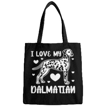 Discover I Love My Dalmatian Bags