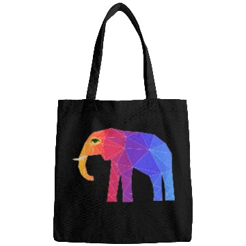 Discover Colorful Abstract Elephant Bags