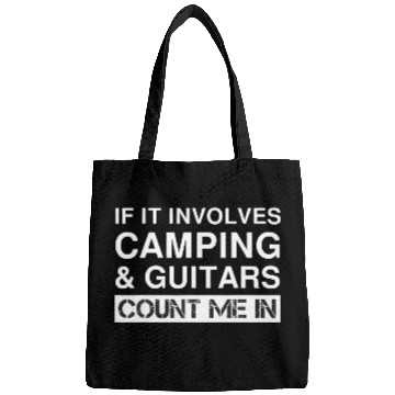 Discover Funny Camping And Guitars RV Outdoor Camper Bags