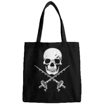 Discover ull And Fishing Rod Pirate Flag Bags