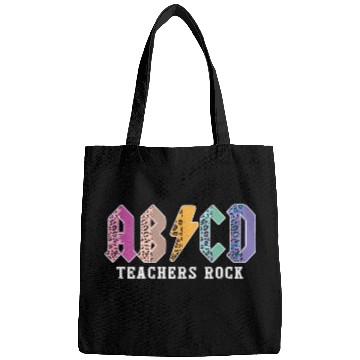 Discover Teacher Abcd Roc Colorful Leopard in Bags