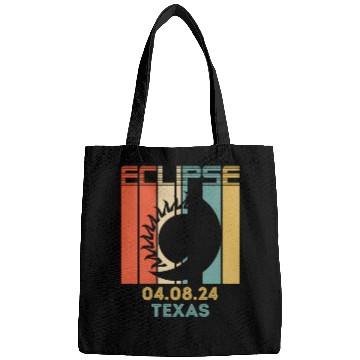 Discover America Total Solar Eclipse 040824 Texas 2024 Bags