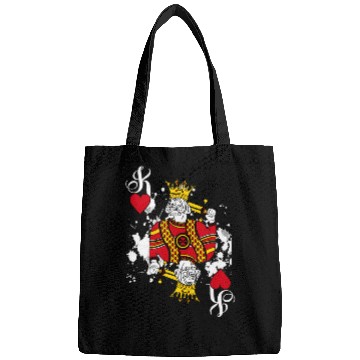 Discover King Of He Playing Cards Halloween Poker Bags