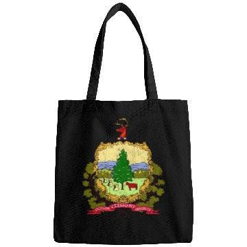 Discover Vermont Flag State Vintage Bags