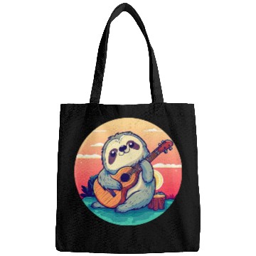 Discover Sloth with Guitar in Sunset Bags