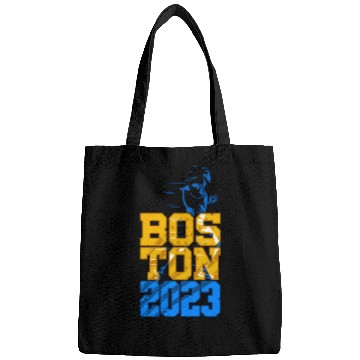 Discover 2 Sided Boston 2023 Marathon Training Qualified Bags