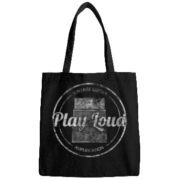 Discover Vintage Electric Guitar Player Play Loud Bags