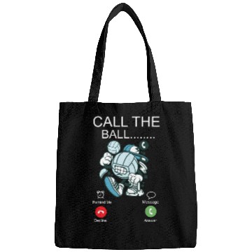Discover Volleyball Player Team Phone Display Call The Ball Bags