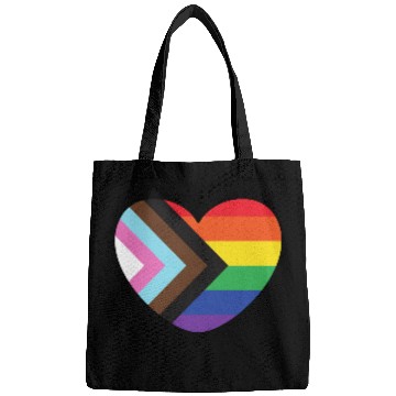 Discover Pride Rainbow Heart Bags