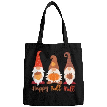 Discover Happy Fall Y'all Gnome Pumpkin Acorn Autumn Bags