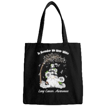 Discover In November We Wear White Lung Cancer Awareness Bags