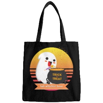 Discover Halloween Cute Ghost Witching Hour Trick Or Treat Bags