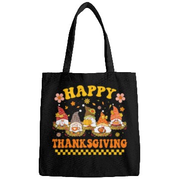 Discover Groovy Cute Gnome Pumpkin Autumn Fall Happy Bags