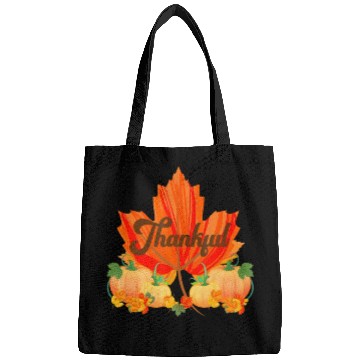 Discover Pumpkin Fall Autumn Thankful Thanksgiving Bags