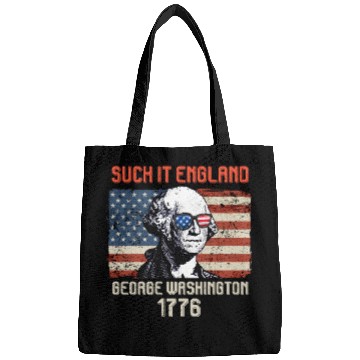 Discover Suck it England George Washington 1776 USA Bags