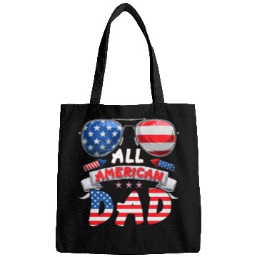Discover All American Dad US Patriots Fathers America Party Bags