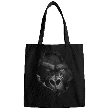 Discover Gorilla Face Wall Animal Print Animal Bags