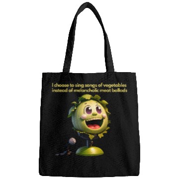 Discover I prefer to sing songs of vegetables.Vegan Fashion Bags