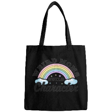 Discover Weird Moms Build Character Rainbow Funny Mothers Bags