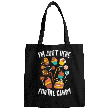 Discover Just Here For The Candy Funny Halloween Bags