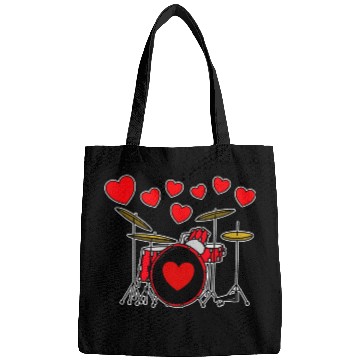 Discover Valentines Drummer Drum Teacher Wedding Musician Bags