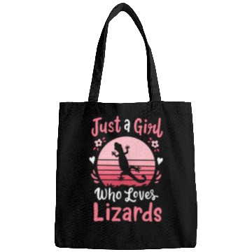 Discover Lizard Reptile Lizard Lover Retro Bags