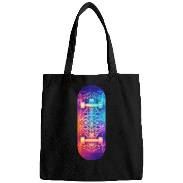 Discover Skateboarding Skateboard Abstract Pattern Bags