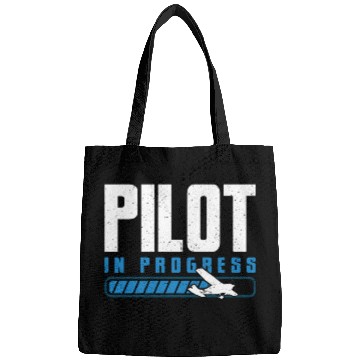 Discover Pilot In Progress Plane Aircraft Student Pilot Bags