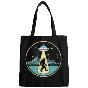 Discover Bigfoot Abduction Sasquatch Ufo Alien Bags