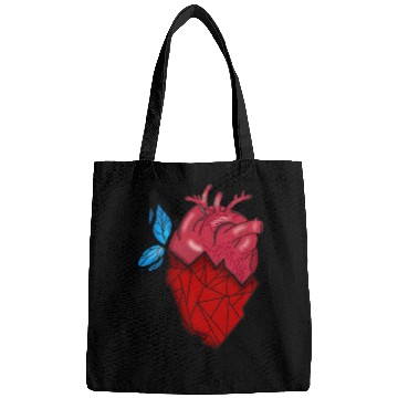 Discover Semi Geometric Semi Realistic Heart Design For Bags