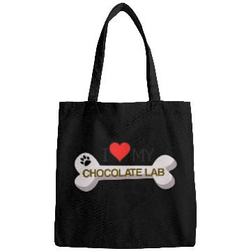 Discover Chocolate Labrador - I Love My Chocolate Lab Bags