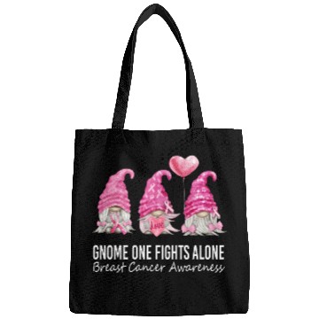 Discover Gnomes In October We Wear K Gnome Breast Cancer Aw Bags