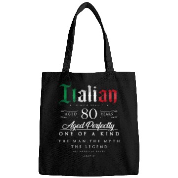 Discover 80Th Italian Age 80 Born In Italy Bags