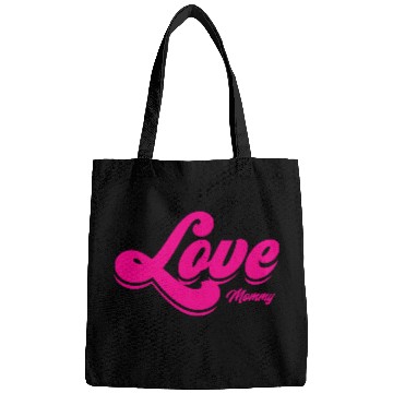 Discover I Love Mommy Vintage Typography Mothers Day Mom Bags