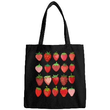 Discover Cottagecore Kawaii Strawberry Aesthetic Bags