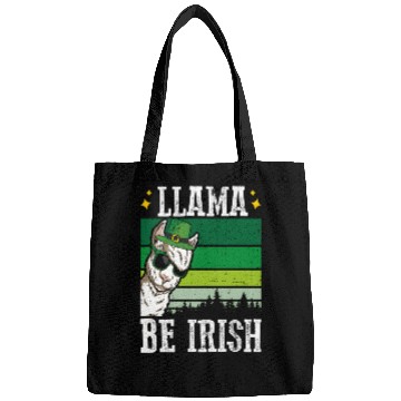 Discover Llama Be Irish Shamrock St Patric Day Bags