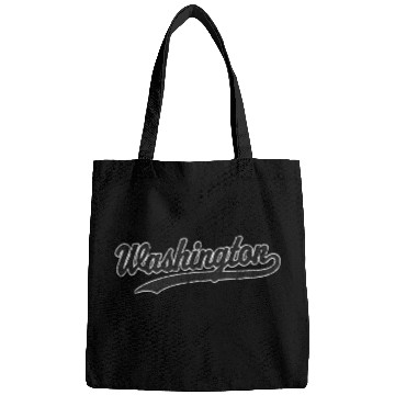 Discover Washington Dc Black Athletic Sports Script Bags